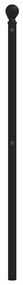 Cabeceira de cama 193 cm metal preto