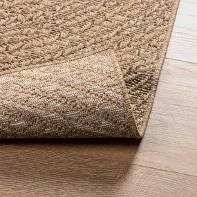 Tapete ZIZUR 200x290 cm aspeto de juta interior e exterior