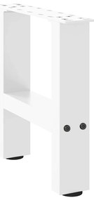 Pés para mesa de centro , brancos, 2 peças, 40x (30-31) cm, aço