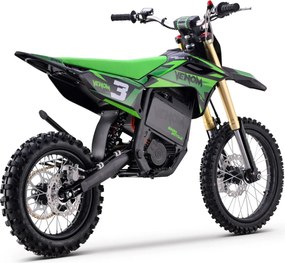 Mota cross para crianças Motocross  Motors Venom – 6500W 3 modos de condução Verde