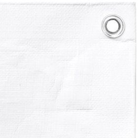 Lona 260 g/m² 4x6 m PEAD branco