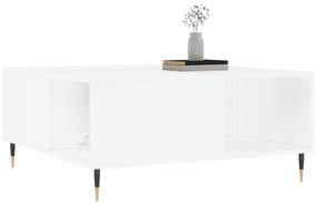 Mesa de centro 80x80x36,5 cm derivados de madeira branco