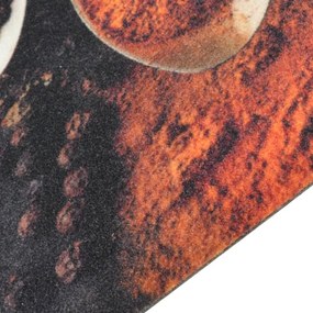 Tapete de cozinha lavável 60x180 cm veludo colheres/especiarias