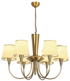 Candeeiro de Teto Pardo – Antique – Diâmetro 75 cm, Altura 85 cm