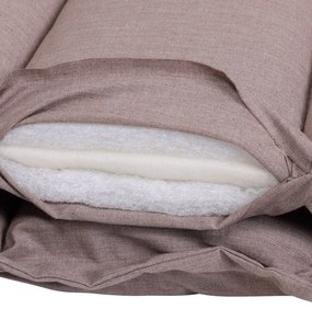 Almofada para espreguiçadeira jardim (NÃO INCLUIDA) 183x56x7cm Creme mesclado