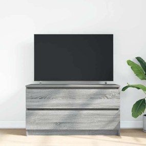 Móvel de TV 100x35x54 cm derivados de madeira cinzento sonoma