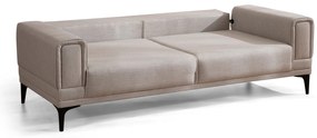 Sofá-Cama de 3 Lugares Horizon – Ecru – 215x85x77 cm
