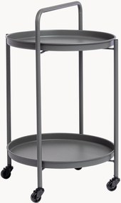 Mesa de apoio redonda para exterior com rodas Austin
