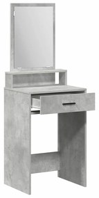 Tocador vidaXL com Gavetas Cinzento Betão 50x41x140 cm