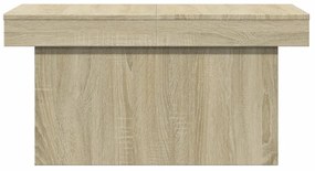 Mesa de centro 80x55x40 derivados de madeira carvalho sonoma