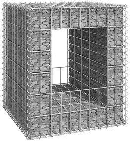 Poste/cesto gabião 50x50x60 cm ferro