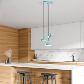 Candeeiro Chandelier Memati – Turquesa – Ø45 cm