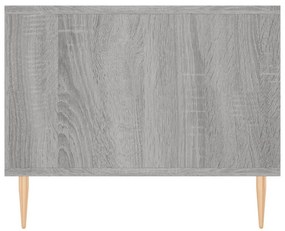 Mesa de centro 102x50x40cm derivados de madeira cinzento sonoma
