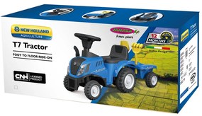 Andarilho Bebés Tractor New Holland T7 Rosa