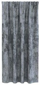 Cortinas de Veludo 2 peças com Ilhós Cinza Claro 175 x 140 cm