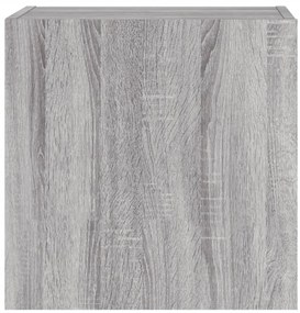 Móveis parede TV 2pcs 40,5x30x40 cm deriv. madeira cinza sonoma