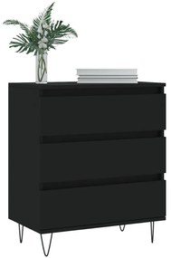 Aparador 60x35x70 cm derivados de madeira preto