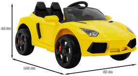 Carro elétrico para Crianças 12v Future Amarelo