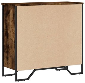 Estante 80x31x74,5 cm derivados de madeira carvalho fumado