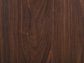 Aparador com 2 portas castanho escuro PERTH Beliani
