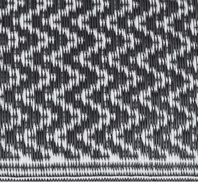 Tapete de exterior 140x200 cm ARAKIL PP preto