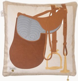Almofada em veludo Heritage Saddle