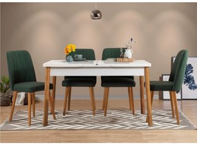Conjunto de Sala de Jantar Extensível Santiago – Pinho Atlântico, Bran