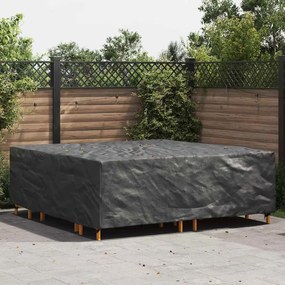 vidaXL Capa para móveis de exterior Preto 220 x 220 x 70 cm 210D