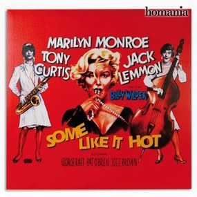 Foto de Marilyn Monroe Some Like It Hot em tela de tecido 60 x 60