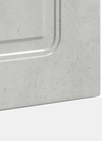 Painel máquina lavar louça Kalmar 45x1,5x67 cm cinza cimento