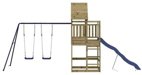 Conjunto de brincar para exterior madeira de pinho impregnada