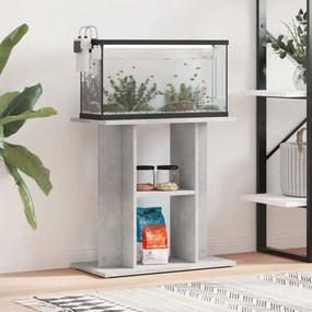 vidaXL Suporte de aquário 60x30x60cm derivados de madeira cinza sonoma