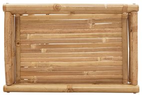 Mesa tabuleiro dobrável 60x40x68 cm bambu