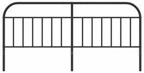Cabeceira de cama 193 cm metal preto