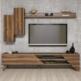 Móvel TV Beril – Nogueira – 180x40x37 cm