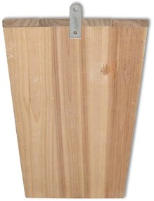 Conjunto de 2 casas de morcegos 22 x 12 x 34 cm