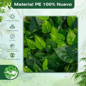 Painel de sebe de hera artificial treliça expansível 180 x 90 cm para privacidade para varanda, jardim, salgueiro verde