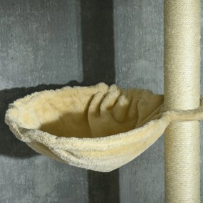 PawHut Arranhador para Gatos do Solo ao Teto de 230-250 cm Arranhador