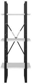 Estante c/ 3 prateleiras derivados de madeira branco