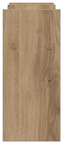 Organizador de Mesa Carvalho Artesanal 34.5x15.5x35.5 cm Madeira