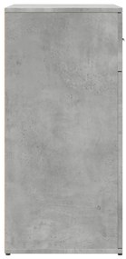 Aparador 79x38x80 cm derivados de madeira cinzento cimento