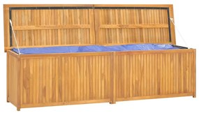 Caixa para jardim 200x50x55 cm madeira de teca maciça