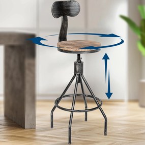 Banco de bar Hanam em Prata antiga