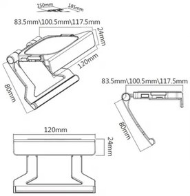 Suporte TV para Mini PC CROMAD