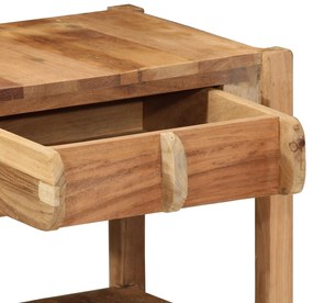 Mesa de Apoio vidaXL 43x32x46 cm Madeira Sólida Reclamada