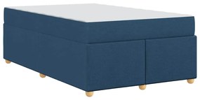 Estrutura de cama com colchão Outros Azul 120 x 200 cm tecido