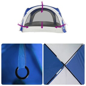 Tenda de festas impermeável azul