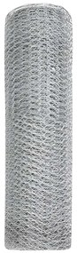 Cerca Hexagonal Prateado 10000 x 0.05 x 80 cm Aço galvanizado