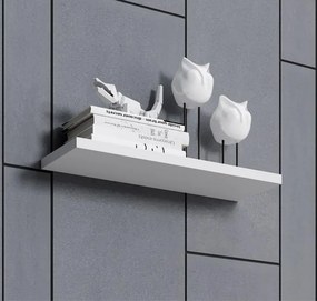Prateleira Modular Ardegão – 60 cm – Branco Mate – Design Minimalista