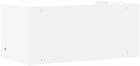 Prateleira de parede 70,5x35x30,5cm derivados de madeira branco